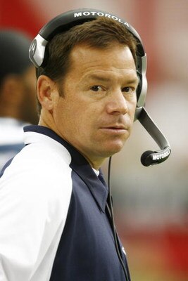 GLENDALE, AZ - SEPTEMBER 16:  Seattle Seahawks assistant head coach and secondary coach Jim Mora on the sideline during a 23-20 loss to the Arizona Cardinals at University of Phoenix Stadium on September 16, 2007 in Glendale, Arizona.  (Photo by Kevin Ter