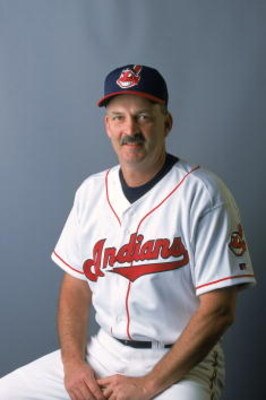 27 Feb 2001:  Bullpen Pitching Coach Carl Willis of the Cleveland Indians poses for a studio portrait during Spring Training at Chain of Lakes Park in Winter Haven, Florida.Mandatory Credit: Rick Stewart  /Allsport
