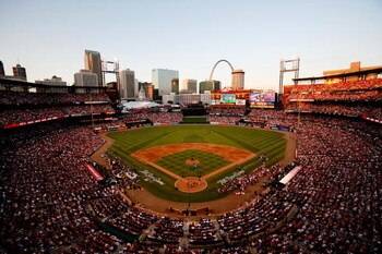 ST LOUIS, MO - JULY 13:  All-Stars compete in the State Farm Home Run Derby at Busch Stadium on July 13, 2009 in St. Louis, Missouri.  (Photo by Dilip Vishwanat/Getty Images)