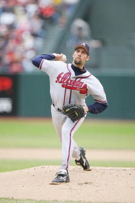 SAN FRANCISCO - APRIL 9:  John Smoltz #29 of the Atlanta Braves pitches against the San Francisco Giants at AT&T Park on April 9, 2006 in San Francisco, California. The Giants defeated the Braves 6-5.  (Photo by Jed Jacobsohn/Getty Images)