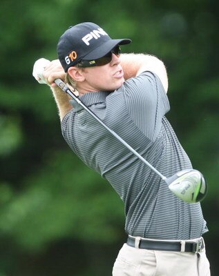 CROMWELL, CONNECTICUT - JUNE 25:  Hunter Mahan drives from the 14th tee box during round one of the 2009 Travelers Championship at TPC River Highlands on June 25, 2008 in Cromwell, Connecticut.  (Photo by Jim Rogash/Getty Images)