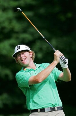 SILVIS, IL - JULY 09:  Brandt Snedeker of the USA watches his tee shot during the first round of the John Deere Classic at TPC Deere Run held on July 9, 2009 in Silvis, Illinois.  (Photo by Michael Cohen/Getty Images)