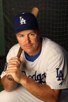 VERO BEACH, FL - FEBRUARY 24: Jeff Kent #12 of the Los Angeles Dodgers poses during Photo Day on February 24, 2008 at Holman Stadium in Vero Beach, Florida.  (Photo by Elsa/Getty Images) 