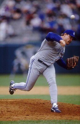 Duane Ward of the Toronto Blue Jays. Mandatory Credit: Otto Greule Jr./ALLSPORT