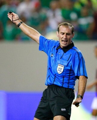 ATLANTA - JUNE 24:  Referee Terry Vaughn during the international friendly match between Mexico and Venezuela at Georgia Dome on June 24, 2009 in Atlanta, Georgia.  (Photo by Kevin C. Cox/Getty Images)
