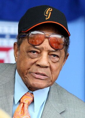 COOPERSTOWN, NY - JULY 26:  Baseball icon Willie Mays looks on at Clark Sports Center during the 2009  Baseball Hall of Fame induction ceremony on July 26, 2009 in Cooperstown, New York.  (Photo by Jim McIsaac/Getty Images)