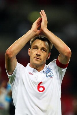 LONDON, ENGLAND - JUNE 10:  John Terry of England celebrates after victory in  the FIFA 2010 World Cup Group 6 Qualifying match between England and Andorra at Wembley Stadium on June 10, 2009 in London, England.  (Photo by Mark Thompson/Getty Images)