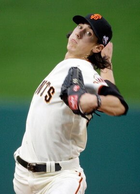 ST LOUIS, MO - JULY 14:  National League All-Star Tim Lincecum of the San Francisco Giants pitches during the 2009 MLB All-Star Game at Busch Stadium on July 14, 2009 in St Louis, Missouri.  (Photo by Morry Gash-Pool/Getty Images)