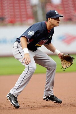 ST. LOUIS, MO - JULY 12:  World Futures All-Star Alex Liddi of the Seattle Mariners plays third base during the 2009 XM All-Star Futures Game at Busch Stadium on July 12, 2009 in St. Louis, Missouri. (Photo by Jamie Squire/Getty Images)