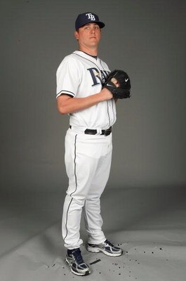 PORT CHARLOTTE, FLORIDA - FEBRUARY 20: Jake McGee #57 of the Tampa Bay Rays poses during Photo Day on February 20, 2009 at the Charlotte County Sports Park in Port Charlotte, Florida. (Photo by: Nick Laham/Getty Images)