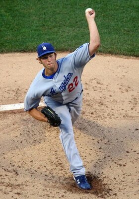 NEW YORK - JULY 07:  Clayton Kershaw #22 of the Los Angeles Dodgers pitches against the New York Mets on July 7, 2009 at Citi Field in the Flushing neighborhood of the Queens borough of New York City.  (Photo by Jim McIsaac/Getty Images)