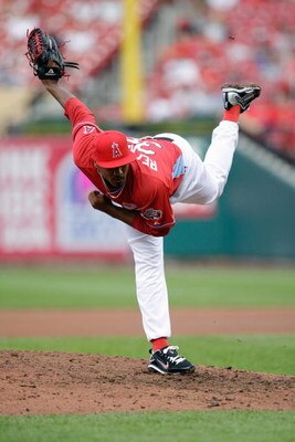 ST. LOUIS, MO - JULY 12: U.S. Futures All-Star Trevor Reckling of the Los Angeles Angels of Anaheim pitches during the 2009 XM All-Star Futures Game at Busch Stadium on July 12, 2009 in St. Louis, Missouri. (Photo by Jamie Squire/Getty Images)