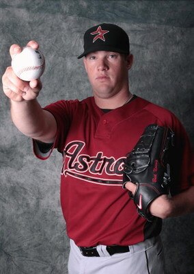 KISSIMMEE, FL - FEBRUARY 21:  Pitcher Bud Norris of the Houston Astros poses during photo day at Astros spring training complex on February 21, 2009 in Kissimmee, Florida.  (Photo by Marc Serota/Getty Images  (Photo by Marc Serota/Getty Images)