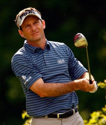 DUBLIN, OH - JUNE 06:  Mark Wilson watches his tee shot on the 18th hole during the third round of the Memorial Tournament at the Muirfield Village Golf Club on June 6, 2009 in Dublin, Ohio.  (Photo by Scott Halleran/Getty Images)