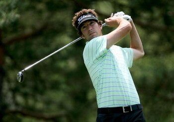 DUBLIN, OH - JUNE 07:  Michael Letzig hits his tee shot on the 2nd hole during the final round of the Memorial Tournament on June 7, 2009 at the Muirfield Village Golf Club in Dublin, Ohio.  (Photo by Andy Lyons/Getty Images)