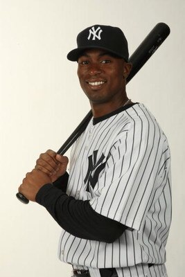 TAMPA, FL - FEBRUARY 19:  Austin Jackson #82 of the New York Yankees poses during Photo Day on February 19, 2009 at Legends Field in Tampa, Florida. (Photo by Nick Laham/Getty Images)