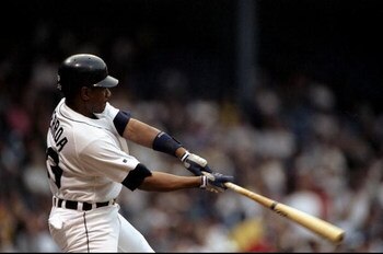 13 Jul 1998: Geronimo Berroa #29 of the Detroit Tigers in action during the game against the Kansas City Royals at Tiger Stadium in Detroit, Michigan. The Royals defeated the Tigers 6-4.