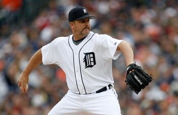 DETROIT - MARCH 31:  Todd Jones #59 of the Detroit Tigers throws a pitch against the Kansas City Royals during their game on Opening Day on March 31, 2008 at Comerica Park in Detroit, Michigan.  (Photo by Gregory Shamus/Getty Images)