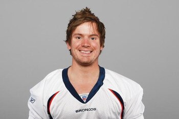DENVER - 2008:  Garrett Hartley of the Denver Broncos poses for his 2008 NFL headshot at photo day in Denver, Colorado.  (Photo by Getty Images)