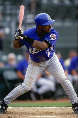 4 Mar 1999:  Outfielder Bernard Gilkey #23 of the Arizona Diamondbacks gets ready to swing during a Spring Training game against the Colorado Rockies at the Hi Corbett Field in Tucson, Arizona. The Rockies defeated the Diamondbacks 7-6. Mandatory Credit: 