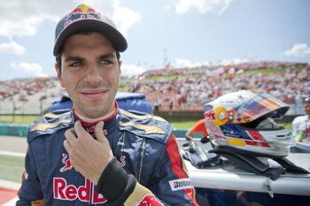 BUDAPEST, HUNGARY - JULY 26:  Jaime Alguersuari of Spain and Scuderia Toro Rosso is seen on the grid before the Hungarian Formula One Grand Prix at the Hungaroring on July 26, 2009 in Budapest, Hungary.  (Photo by Peter Fox/Getty Images)
