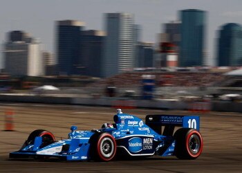 EDMONTON, AB - JULY 26:  Dario Franchitti drives his #10 Vaseline Men Lotion Target Chip Ganassi Racing Dallara Honda during the IRL IndyCar Series Rexall Edmonton Indy on July 26, 2009 at Edmonton City Centre Airport in Edmonton, Alberta, Canada.  (Photo
