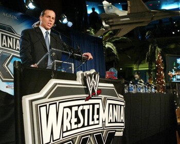 NEW YORK - MARCH 11:  Wrestler Shawn Michaels attends a press conference to promote Wrestlemania XX at Planet Hollywood March 11, 2004 in New York City.  (Photo by Peter Kramer/Getty Images)