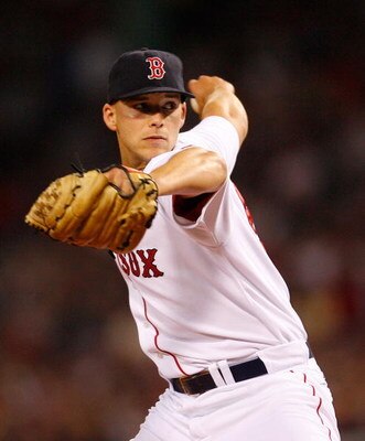 BOSTON - APRIL 26: Justin Masterson #63 of the Boston Red Sox throws against the New York Yankees at Fenway Park April 26, 2009 in Boston, Massachusetts. (Photo by Jim Rogash/Getty Images)