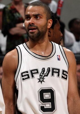 SAN ANTONIO - APRIL 20:  Guard Tony Parker #9 of the San Antonio Spurs during play against the Dallas Mavericks in Game Two of the Western Conference Quarterfinals during the 2009 NBA Playoffs at AT&T Center on April 20, 2009 in San Antonio, Texas. NOTE T