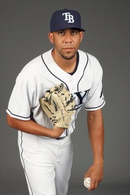 PORT CHARLOTTE, FLORIDA - FEBRUARY 20: David Price #14 of the Tampa Bay Rays poses during Photo Day on February 20, 2009 at the Charlotte County Sports Park in Port Charlotte, Florida. (Photo by: Nick Laham/Getty Images)