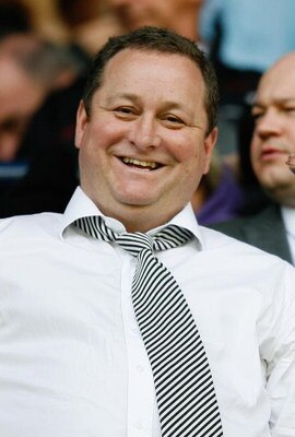 LONDON, ENGLAND - APRIL 19:  Newcastle owner Mike Ashley smiles during the Barclays Premier League match between Tottenham Hotspur and Newcastle United at White Hart Lane on April 19, 2009 in London, England.  (Photo by Paul Gilham/Getty Images)