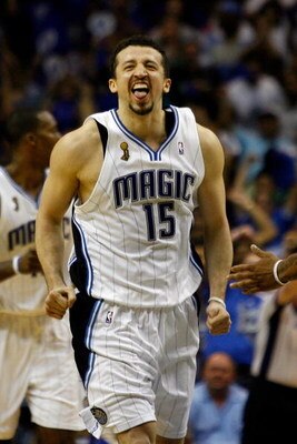 ORLANDO, FL - JUNE 11:  Hedo Turkoglu #15 of the Orlando Magic reacts in the final minute of the fourth quarter in Game Four of the 2009 NBA Finals against the Los Angeles Lakers on June 11, 2009 at Amway Arena in Orlando, Florida.  NOTE TO USER:  User ex
