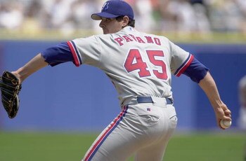 18 Oct 1997:  Pitcher Robb Nen #31 of the Florida Marlins celebrates at the end of the game against the Cleveland Indians during Game 1 of the World Series at Pro Player Stadium in Miami, Florida. Mandatory Credit: Brian Bahr/ALLSPORT