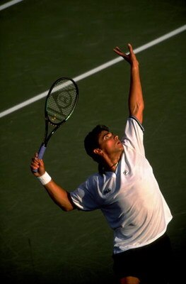 1 Sep 1998:  Mark Phillippoussis of Australia in action at the US Open at Flushing Meadow in New York, America. \ Mandatory Credit: Gary M Prior/Allsport