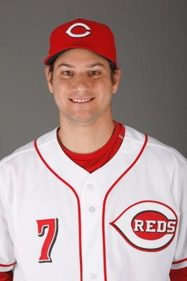 SARASOTA, FL - FEBRUARY 18:  Paul Janish #7 of the Cincinnati Reds poses for a photo during Spring Training Photo day on February 18, 2009 at the Cincinnati Reds training facility in Sarasota, Florida.  (Photo by Chris Graythen/Getty Images)