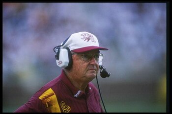 28 Sep 1996: Head Coach Bobby Bowden of Florida State University during the Seminoles 13-0 win over the University of North Carolina at Doak Campbell Stadium in Tallahassee, Florida.