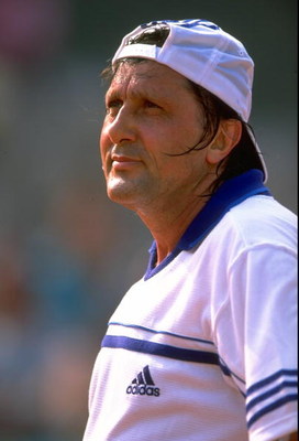31 May 1999:  A portrait of Ilie Nastase of Romania during Day 8 of the French Open played at Roland Garros in Paris, France. \ Mandatory Credit: Stu Forster /Allsport