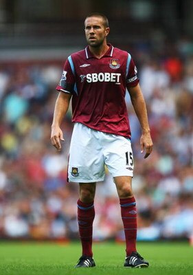 LONDON, ENGLAND - AUGUST 08:  Matthew Upson of West Ham United looks on during the Bobby Moore Cup between West Ham United and Napoli at Upton Park on August 8, 2009 in London, England.  (Photo by Paul Gilham/Getty Images)
