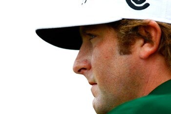 JERSEY CITY, NJ - AUGUST 29:  Steve Marino checks the hole location on the third green during round three of The Barclays on August 29, 2009 at Liberty National in Jersey City, New Jersey.  (Photo by Kevin C. Cox/Getty Images)