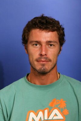 CINCINNATI - AUGUST 12:  Marat Safin poses for his 2007 ATP Portrait on August 12, 2007 at the Lindner Family Tennis Center in Cincinnati, Ohio.  (Photo by Mark Lyons/Getty Images)