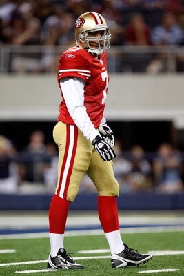 ARLINGTON, TX - AUGUST 29:  Quarterback Nate Davis #7 of the San Francisco 49ers at Cowboys Stadium on August 29, 2009 in Arlington, Texas.  (Photo by Ronald Martinez/Getty Images)