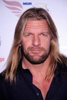 HOLLYWOOD - AUGUST 21:  Wrestler Triple H, Paul Michael Levesque arrives at the WWE's SummerSlam Kickoff Party at H-Wood Club on August 21, 2009 in Hollywood, California.  (Photo by Frazer Harrison/Getty Images)