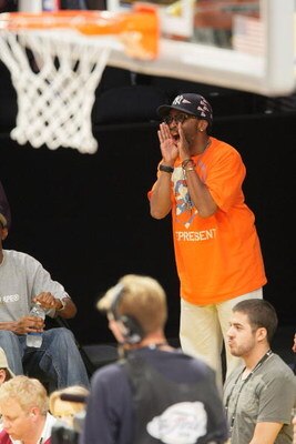 LOS ANGELES, CA - JUNE 10:  Spike Lee attends Game Three of the 2008 NBA Finals between the Boston Celtics and the Los Angeles Lakers on June 10, 2008 at Staples Center in Los Angeles, California.  (Photo by Noel Vasquez/Getty Images)
