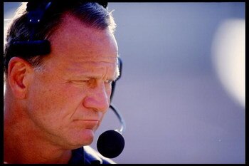 15 Oct 1995:  Head coach Barry Switzer of the Dallas Cowboys during the Cowboys 23-9 win over the San Diego Chargers at Jack Murphy Stadium in San Diego, California.  Mandatory Credit:  Al Bello/Allsport