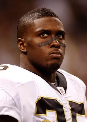 NEW ORLEANS - AUGUST 14:  Running back Reggie Bush #25 of the New Orleans Saints looks on during action against the Cincinnati Bengals in a preseason game on August 14, 2009 at the Superdome in New Orleans, Louisiana. (Photo by Chris Graythen/Getty Images