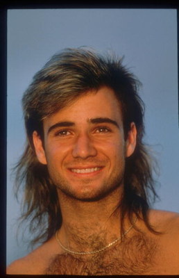 82719 01: Tennis Player Andre Agassi Smiles June 1990 In Paris, France. Agassi Made His Presence Known In 1987 In The Semifinals In Stratton Mountain And Went On To Win Several Titles Including His First Grand Slam Final At The French Open.  (Photo By Joh