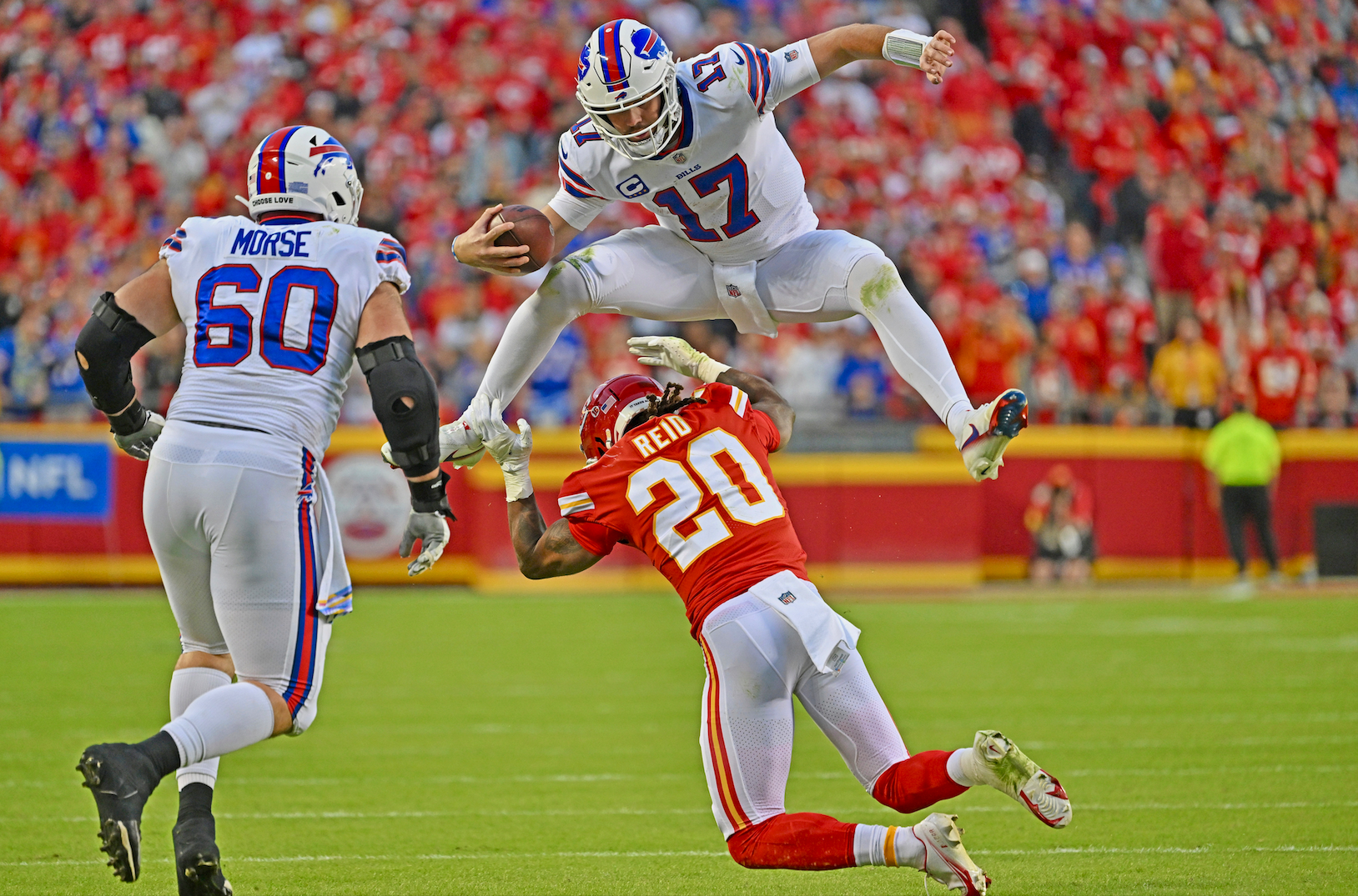 Bills: Josh Allen hurdle photos vs Chiefs are so good from every angle