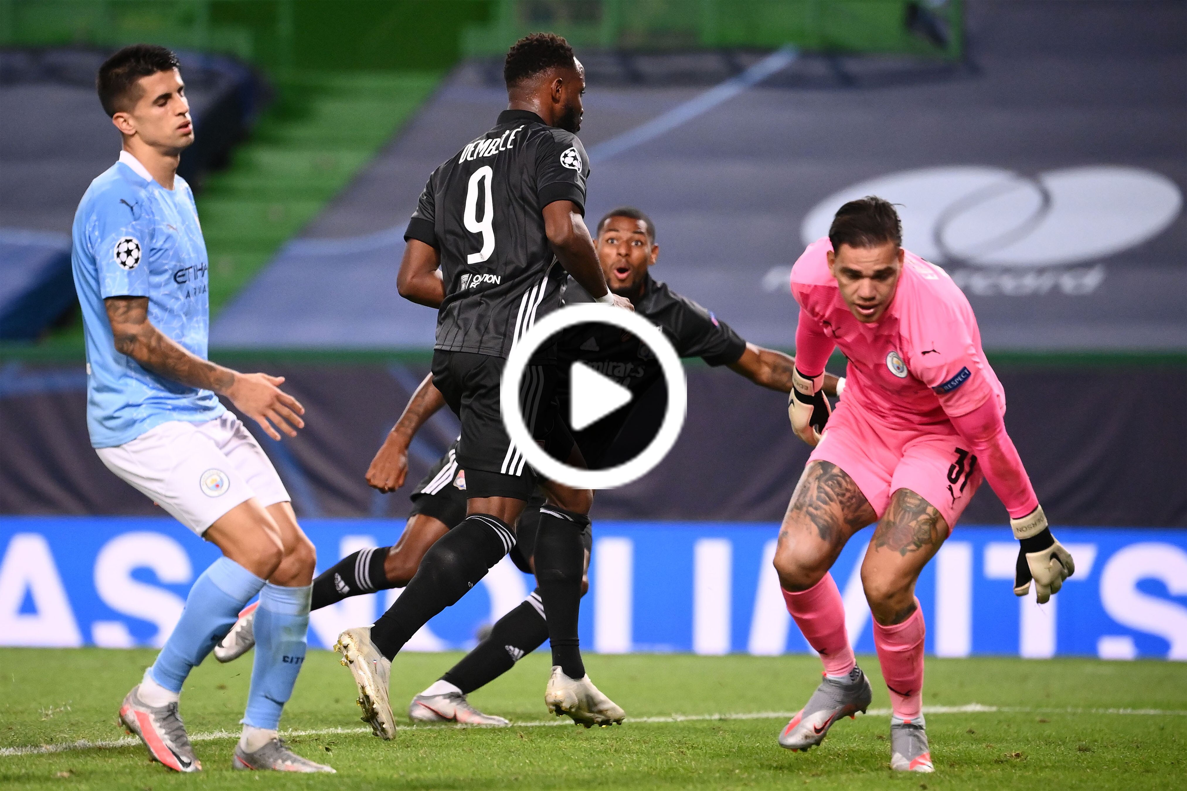 Lyon Beat Man City