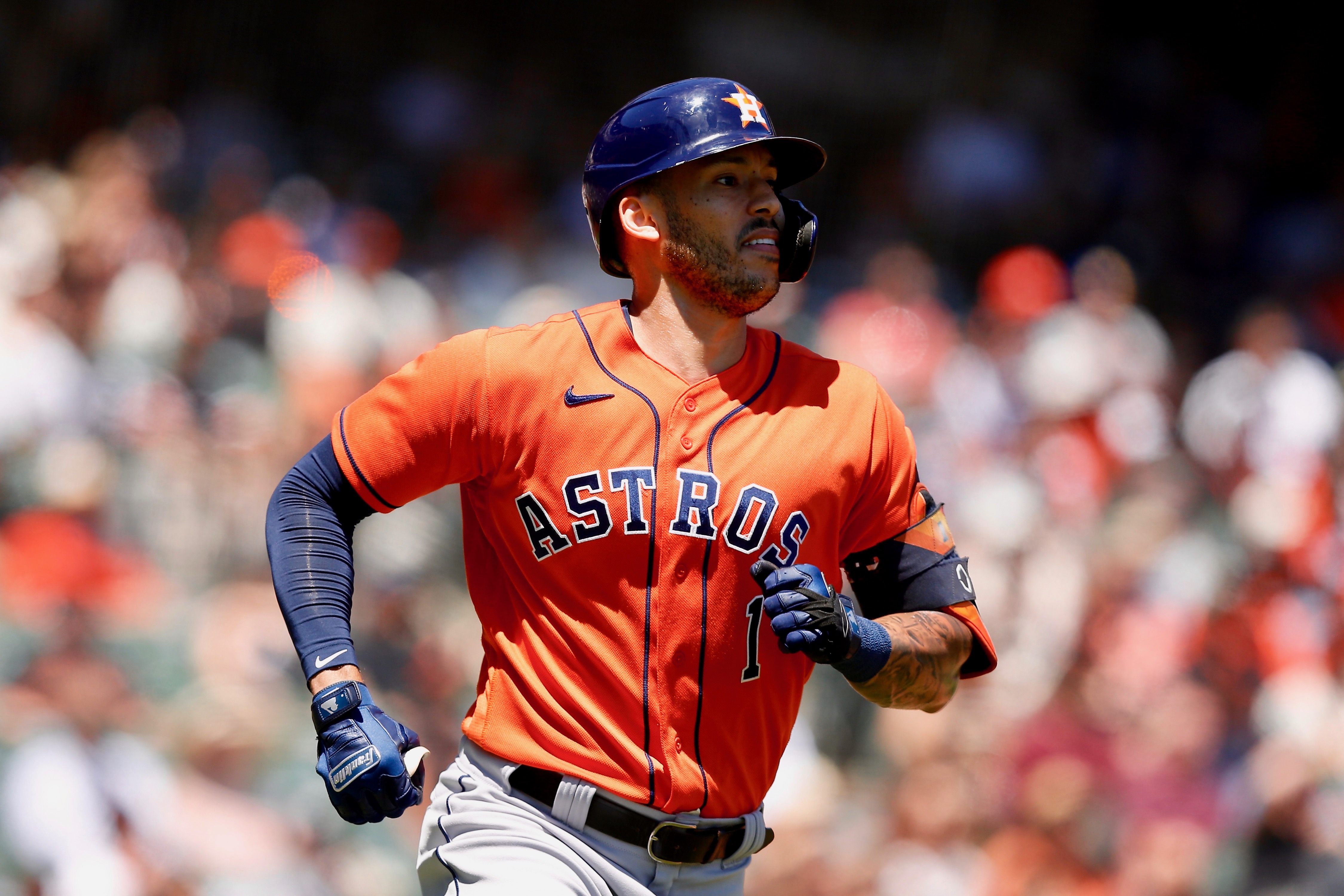 Tucker's grand slam, Greinke's gem lead Astros over Angels