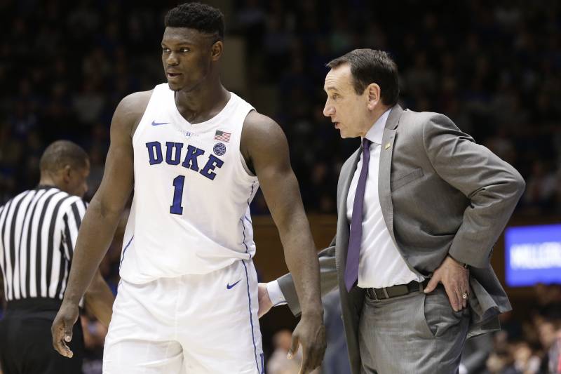 Coach K No Discussion Of Shutting Down Zion Williamson After